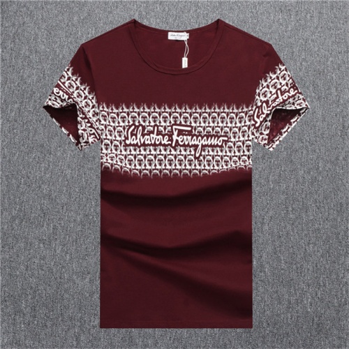 Salvatore Ferragamo T-Shirts Short Sleeved For Men #548141 $24.00 USD, Wholesale Replica Salvatore Ferragamo T-Shirts