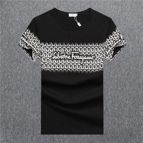 Salvatore Ferragamo T-Shirts Short Sleeved For Men #548143 $24.00 USD, Wholesale Replica Salvatore Ferragamo T-Shirts