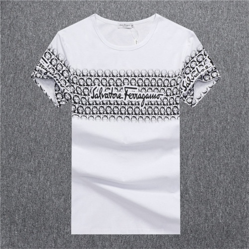 Salvatore Ferragamo T-Shirts Short Sleeved For Men #548145 $24.00 USD, Wholesale Replica Salvatore Ferragamo T-Shirts