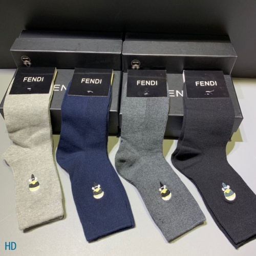 Fendi Socks #548469 $30.00 USD, Wholesale Replica Fendi Socks