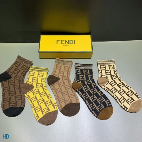 Fendi Socks #548470 $30.00 USD, Wholesale Replica Fendi Socks
