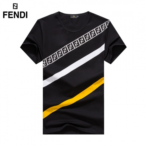 Fendi T-Shirts Short Sleeved For Men #549092 $23.00 USD, Wholesale Replica Fendi T-Shirts