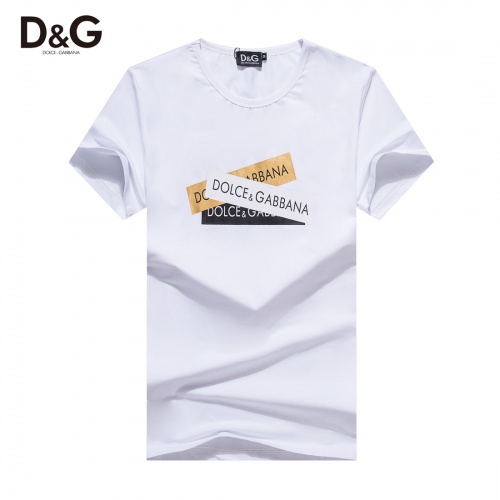 Dolce &amp; Gabbana D&amp;G T-Shirts Short Sleeved For Men #549102 $23.00 USD, Wholesale Replica Dolce &amp; Gabbana D&amp;G T-Shirts
