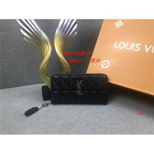Replica Yves Saint Laurent YSL Wallets #549160 $17.00 USD for Wholesale