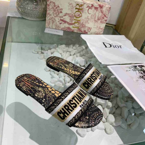 Christian Dior Slippers For Women #549383 $56.00 USD, Wholesale Replica Christian Dior Slippers