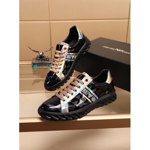 Armani Casual Shoes For Men #549481 $76.00 USD, Wholesale Replica Armani Casual Shoes