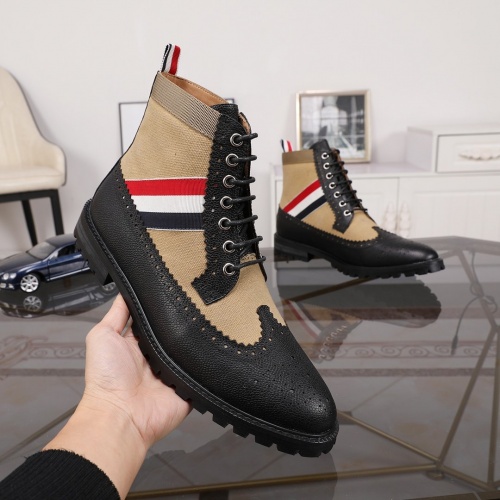 Thom Browne High Tops Shoes For Men #549501 $105.00 USD, Wholesale Replica Thom Browne Shoes