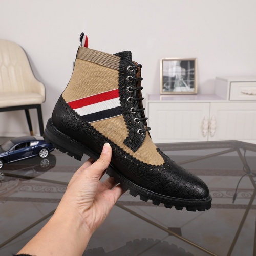 Replica Thom Browne High Tops Shoes For Men #549501 $105.00 USD for Wholesale