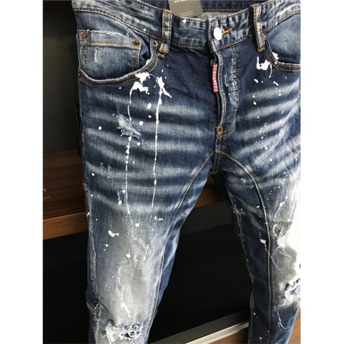 Replica Dsquared Jeans For Men #549575 $58.00 USD for Wholesale