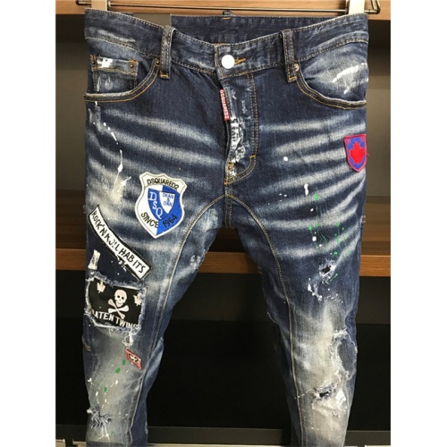 Replica Dsquared Jeans For Men #549577 $64.00 USD for Wholesale