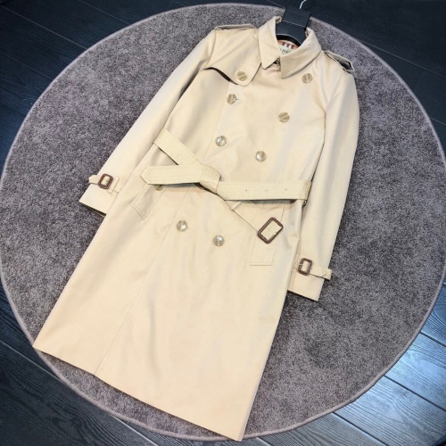 Burberry Windbreaker Jackets Long Sleeved For Women #549766 $163.00 USD, Wholesale Replica Burberry Trench Coat