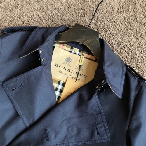 Replica Burberry Windbreaker Jackets Long Sleeved For Women #549770 $163.00 USD for Wholesale