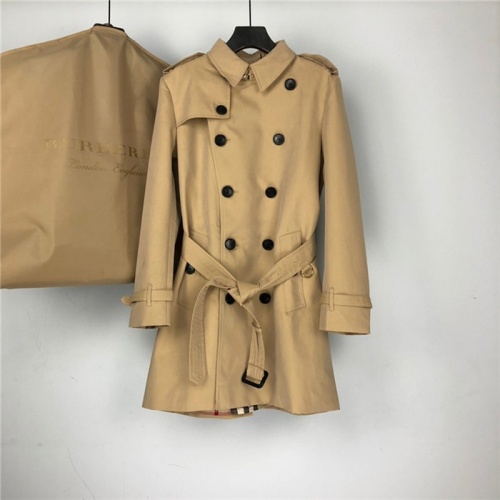Burberry Windbreaker Jackets Long Sleeved For Women #549774 $163.00 USD, Wholesale Replica Burberry Trench Coat
