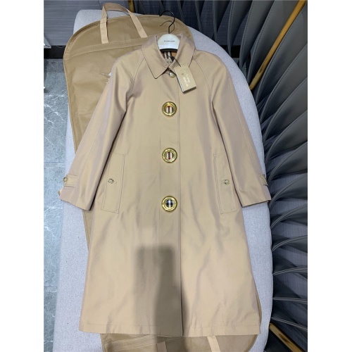 Burberry Windbreaker Jackets Long Sleeved For Women #549785 $160.00 USD, Wholesale Replica Burberry Trench Coat