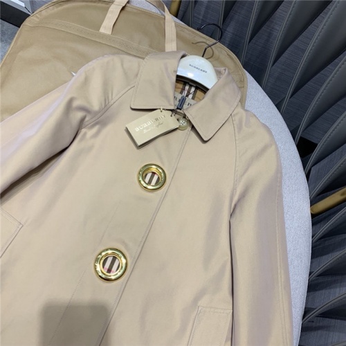 Replica Burberry Windbreaker Jackets Long Sleeved For Women #549785 $160.00 USD for Wholesale
