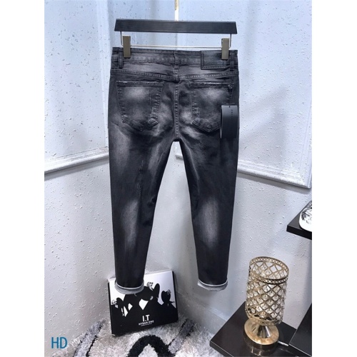 Replica Philipp Plein PP Jeans For Men #549822 $60.00 USD for Wholesale