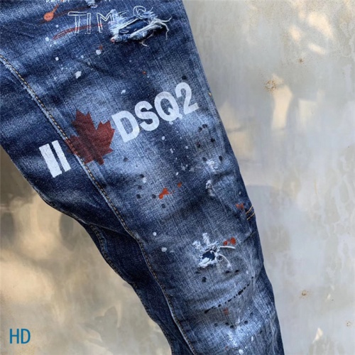 Replica Dsquared Jeans For Men #549858 $60.00 USD for Wholesale