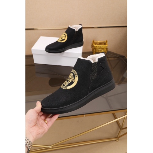 Versace High Tops Shoes For Men #549870 $82.00 USD, Wholesale Replica Versace High Tops Shoes