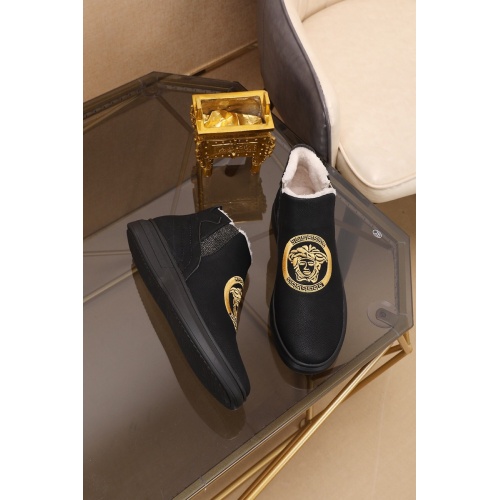 Replica Versace High Tops Shoes For Men #549870 $82.00 USD for Wholesale