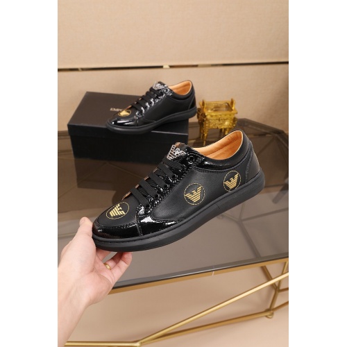 Armani Casual Shoes For Men #549875 $76.00 USD, Wholesale Replica Armani Casual Shoes
