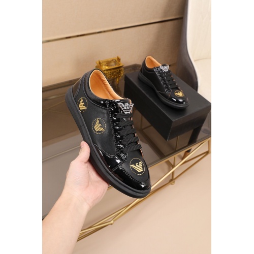 Replica Armani Casual Shoes For Men #549875 $76.00 USD for Wholesale