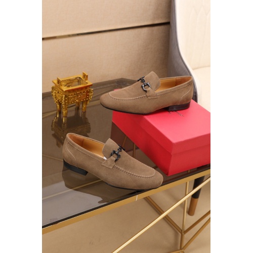 Salvatore Ferragamo Leather Shoes For Men #549885 $80.00 USD, Wholesale Replica Salvatore Ferragamo Leather Shoes