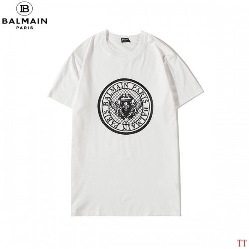 Balmain T-Shirts Short Sleeved For Unisex #549946 $26.00 USD, Wholesale Replica Balmain T-Shirts