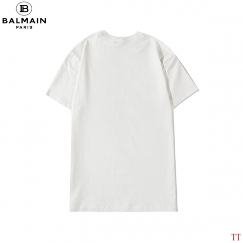 Replica Balmain T-Shirts Short Sleeved For Unisex #549946 $26.00 USD for Wholesale
