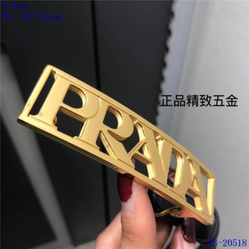 Replica Prada AAA  Belts For Women #550382 $72.00 USD for Wholesale