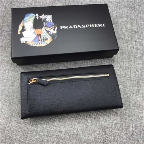 Replica Prada Quality Wallets #550390 $43.00 USD for Wholesale