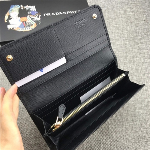 Replica Prada Quality Wallets #550390 $43.00 USD for Wholesale