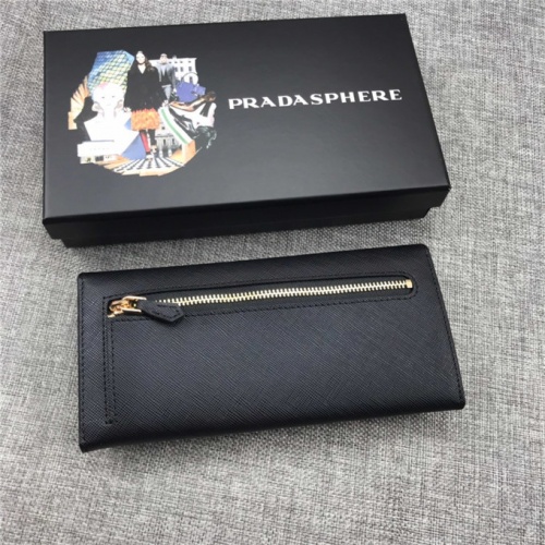 Replica Prada Quality Wallets #550479 $45.00 USD for Wholesale