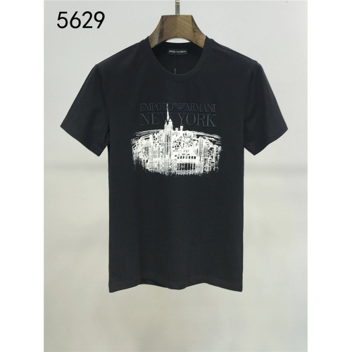 Armani T-Shirts Short Sleeved For Men #550628 $26.00 USD, Wholesale Replica Armani T-Shirts