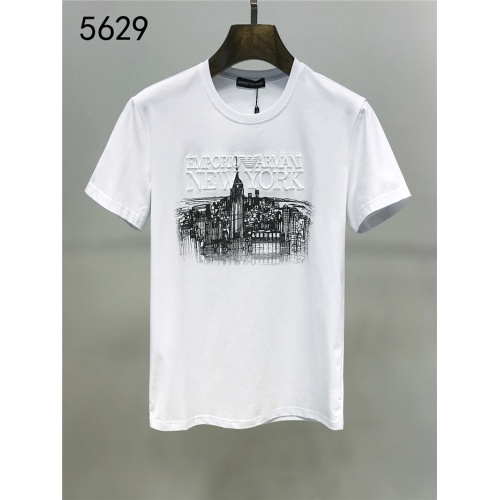 Armani T-Shirts Short Sleeved For Men #550629 $26.00 USD, Wholesale Replica Armani T-Shirts