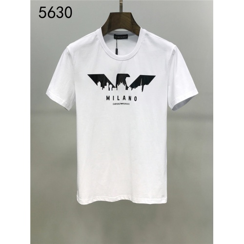 Armani T-Shirts Short Sleeved For Men #550631 $25.00 USD, Wholesale Replica Armani T-Shirts