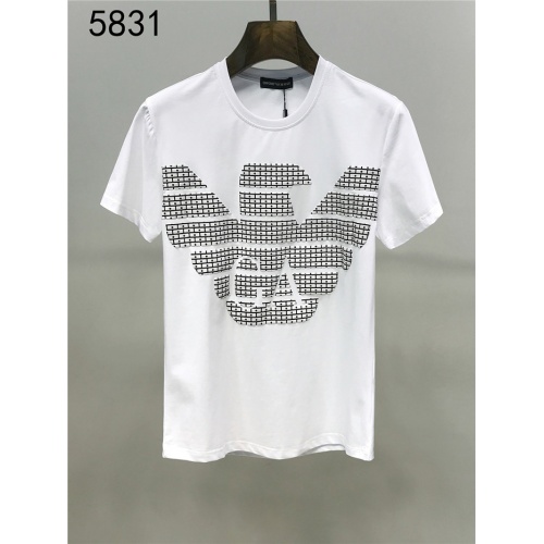 Armani T-Shirts Short Sleeved For Men #550632 $25.00 USD, Wholesale Replica Armani T-Shirts