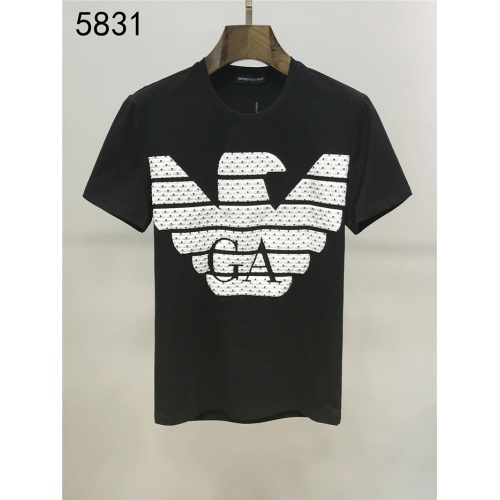 Armani T-Shirts Short Sleeved For Men #550633 $25.00 USD, Wholesale Replica Armani T-Shirts