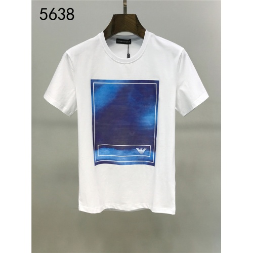 Armani T-Shirts Short Sleeved For Men #550642 $26.00 USD, Wholesale Replica Armani T-Shirts