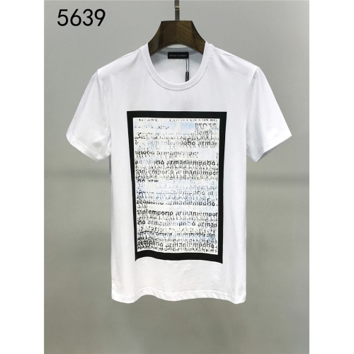 Armani T-Shirts Short Sleeved For Men #550644 $26.00 USD, Wholesale Replica Armani T-Shirts