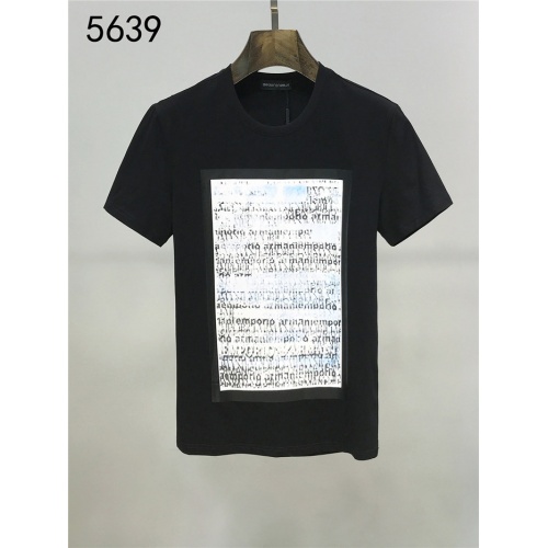 Armani T-Shirts Short Sleeved For Men #550645 $26.00 USD, Wholesale Replica Armani T-Shirts