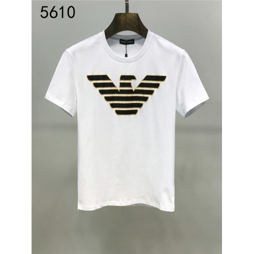 Armani T-Shirts Short Sleeved For Men #550647 $25.00 USD, Wholesale Replica Armani T-Shirts