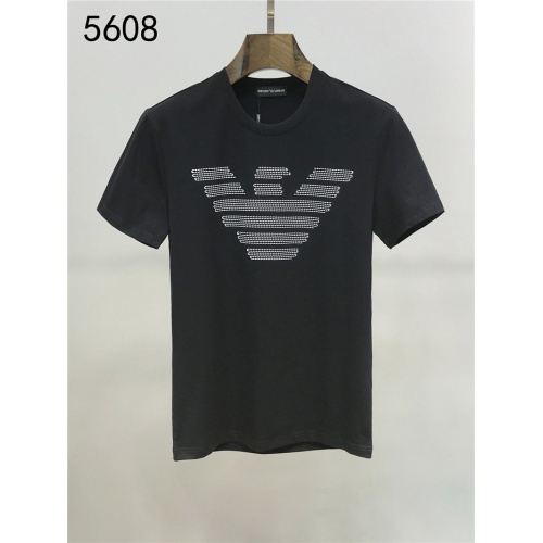 Armani T-Shirts Short Sleeved For Men #550648 $25.00 USD, Wholesale Replica Armani T-Shirts