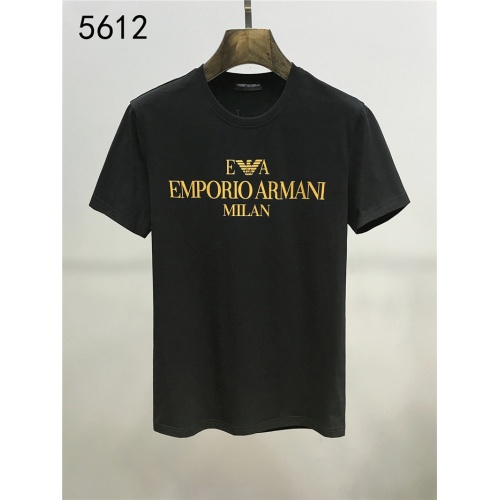 Armani T-Shirts Short Sleeved For Men #550653 $25.00 USD, Wholesale Replica Armani T-Shirts