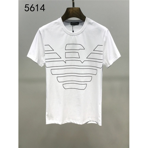 Armani T-Shirts Short Sleeved For Men #550656 $25.00 USD, Wholesale Replica Armani T-Shirts
