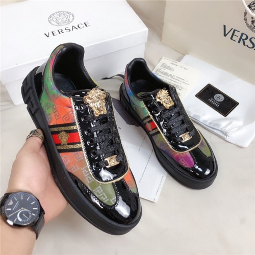 Versace Casual Shoes For Men #550768 $76.00 USD, Wholesale Replica Versace Shoes
