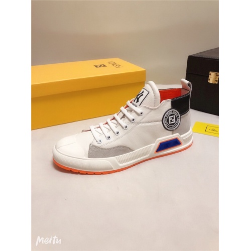 Fendi High Tops Casual Shoes For Men #550769 $82.00 USD, Wholesale Replica Fendi High Tops Casual Shoes