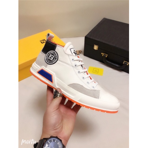 Replica Fendi High Tops Casual Shoes For Men #550769 $82.00 USD for Wholesale