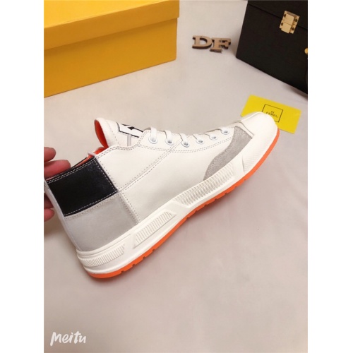 Replica Fendi High Tops Casual Shoes For Men #550769 $82.00 USD for Wholesale