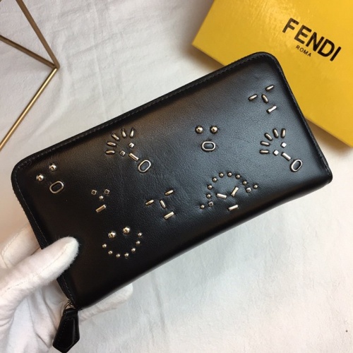 Replica Fendi AAA Quality Wallets #552237 $93.00 USD for Wholesale