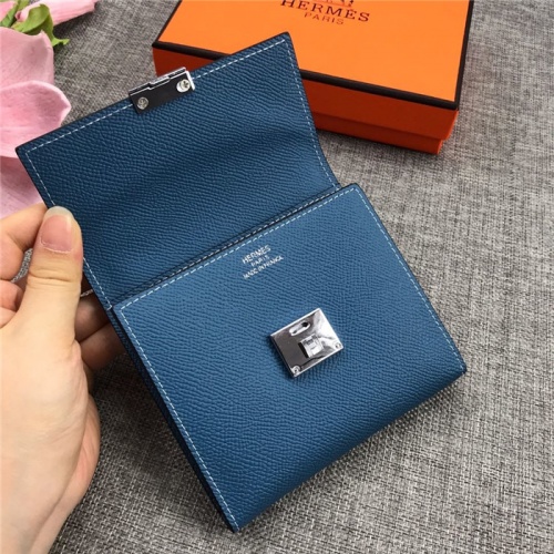 Replica Hermes AAA Quality Wallets #552262 $52.00 USD for Wholesale
